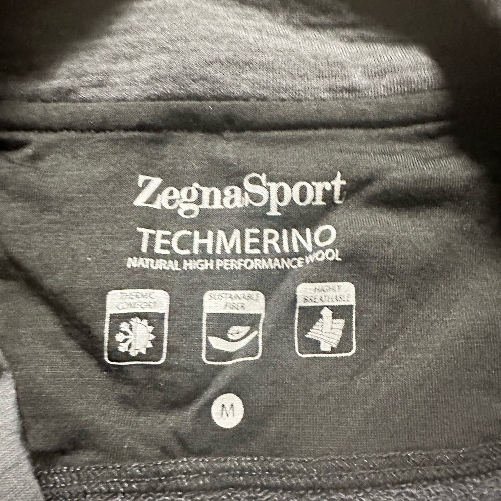 ZegnaSport dark gray Techmerino Wool S sweatshirt
